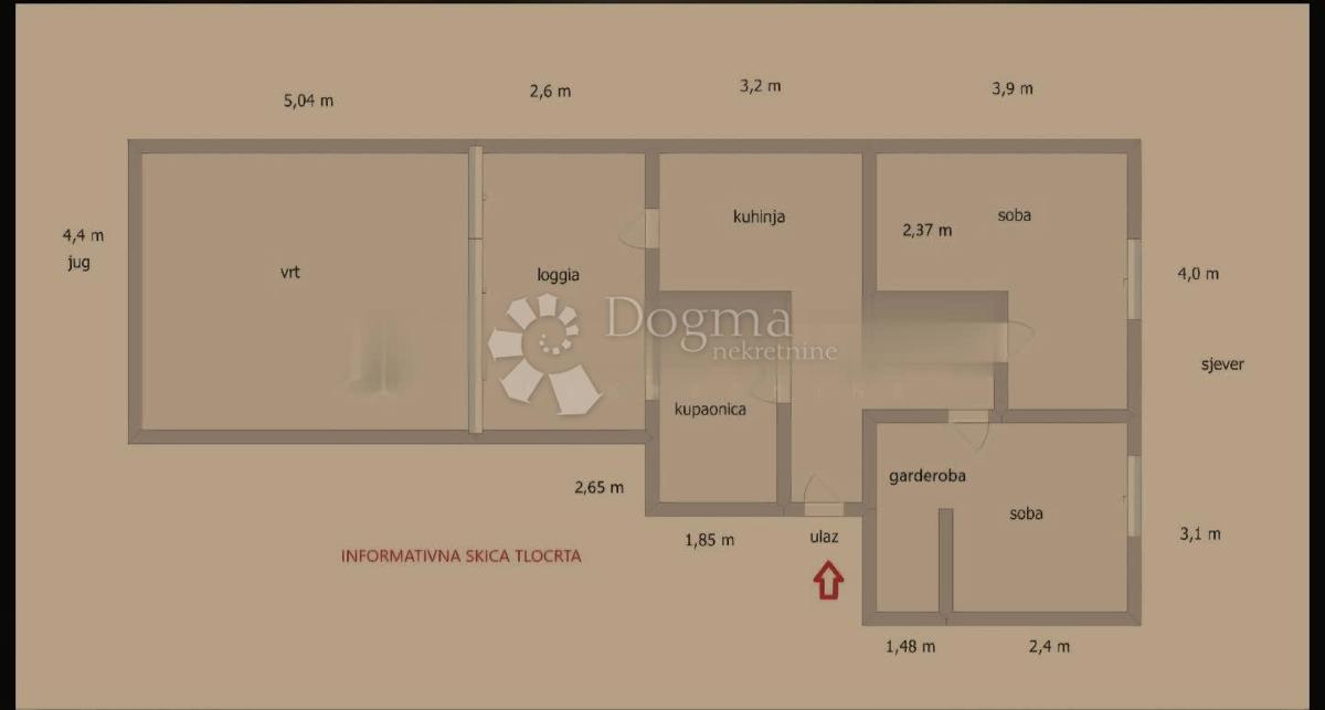 Allogio Trešnjevka, Trešnjevka - Sjever, 57m2