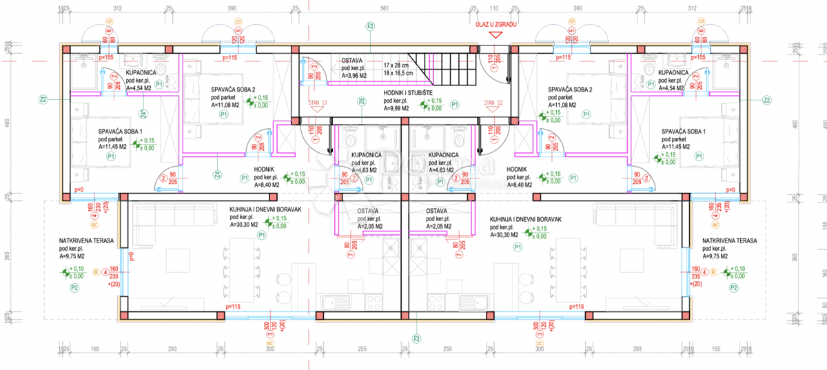 Allogio Vodice, 77,34m2