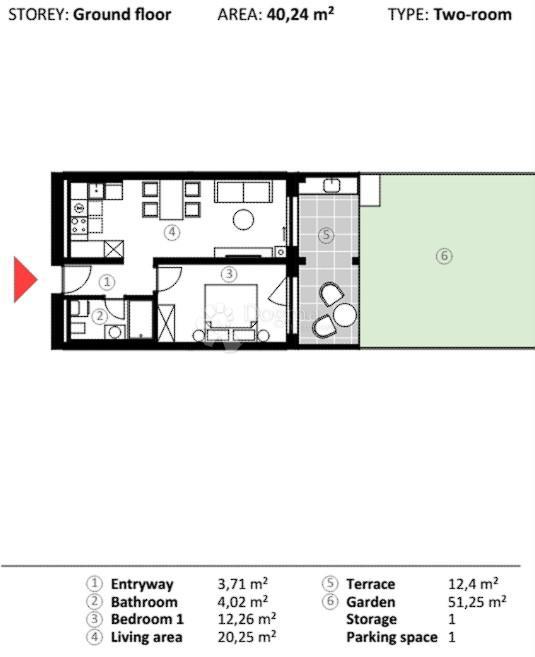 Allogio Umag, 66,90m2