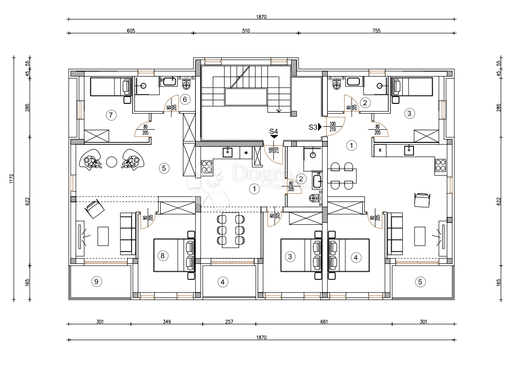 Allogio Šikići, Pula, 38,32m2