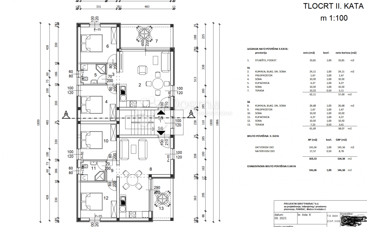 Allogio Seline, Starigrad, 58,07m2