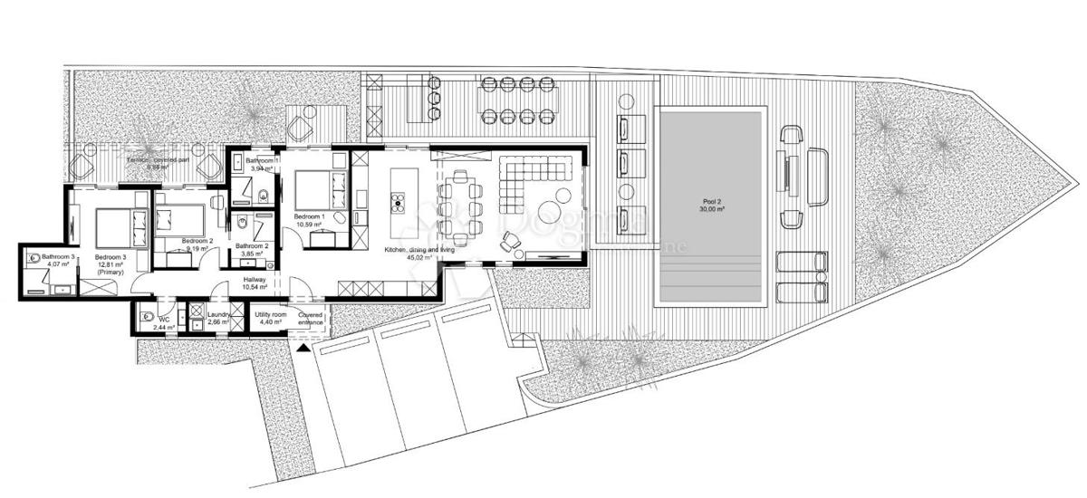 Appartamento Zaton, Nin, 191,10m2