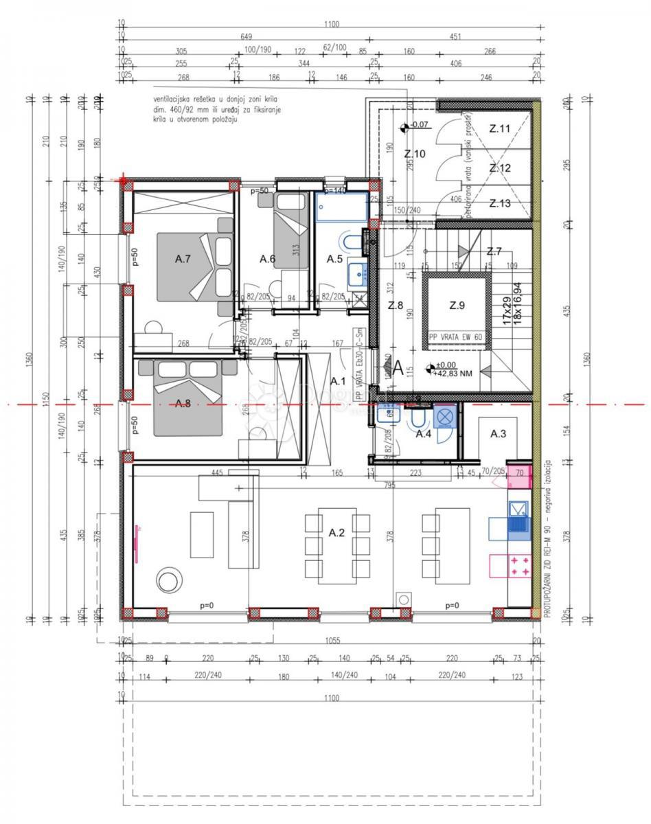 Allogio Veli vrh, Pula, 113,11m2