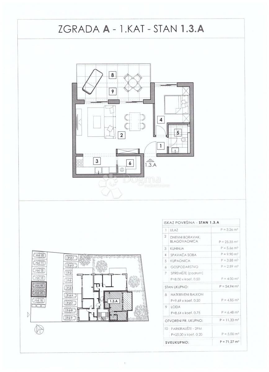 Allogio Vabriga, Tar-Vabriga, Vabriga, Tar, 58,18m2