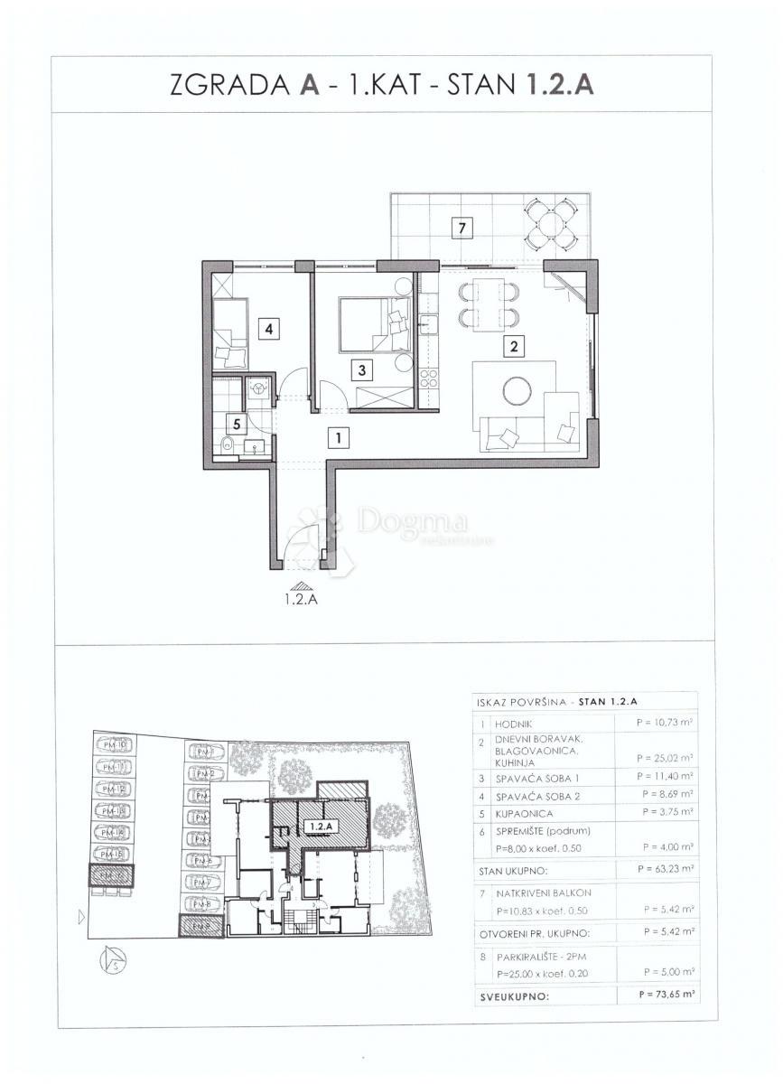 Allogio Vabriga, Tar-Vabriga, Vabriga, Tar, 58,18m2