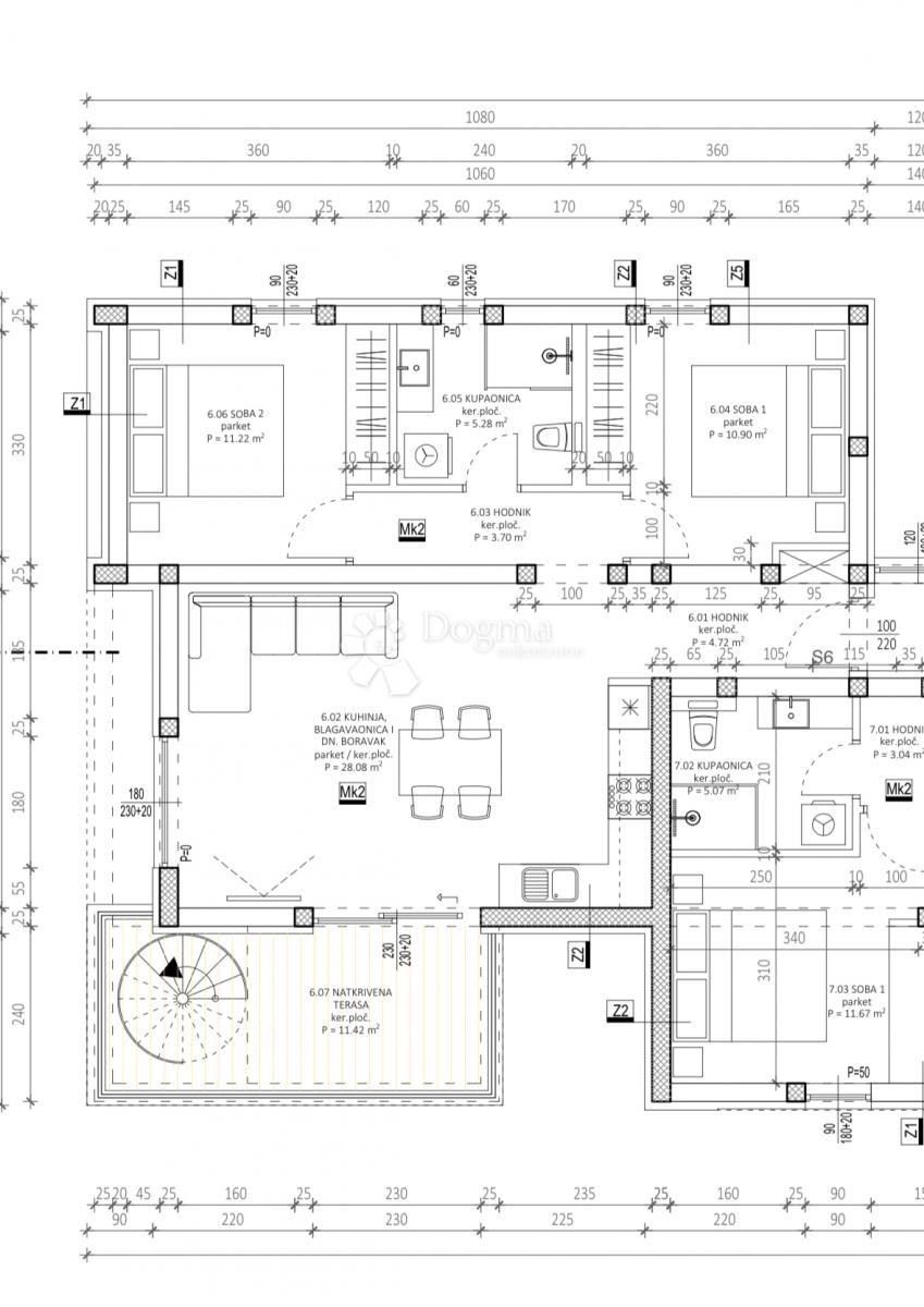 Allogio Belafuža, Zadar, 102m2