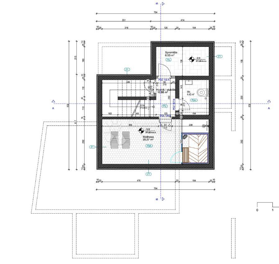 Terreno edificabile Tinjan, 1.153m2