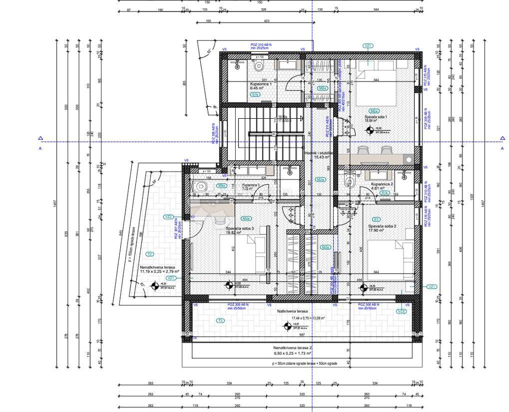 Terreno edificabile Tinjan, 1.153m2