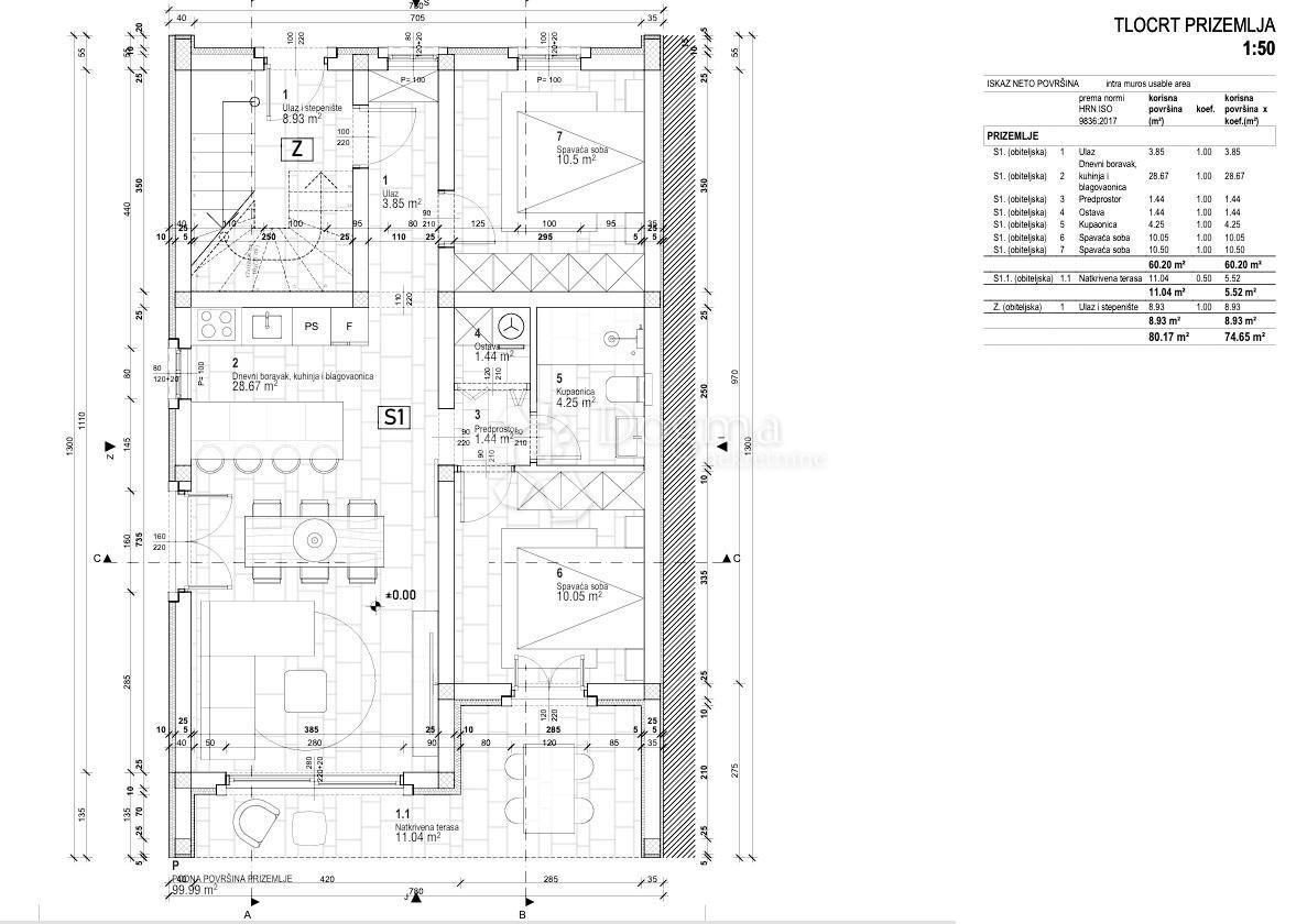 Allogio Rovinj, 65,70m2