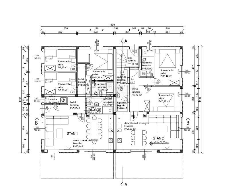 Allogio Poreč, 83,79m2