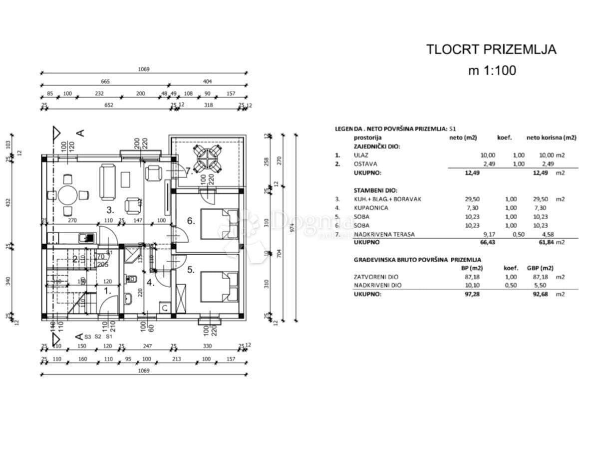Appartamento Vir, 62m2