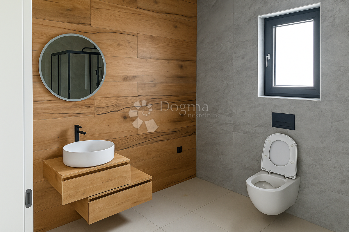 Moderno appartamento con vista mare e piscina privata