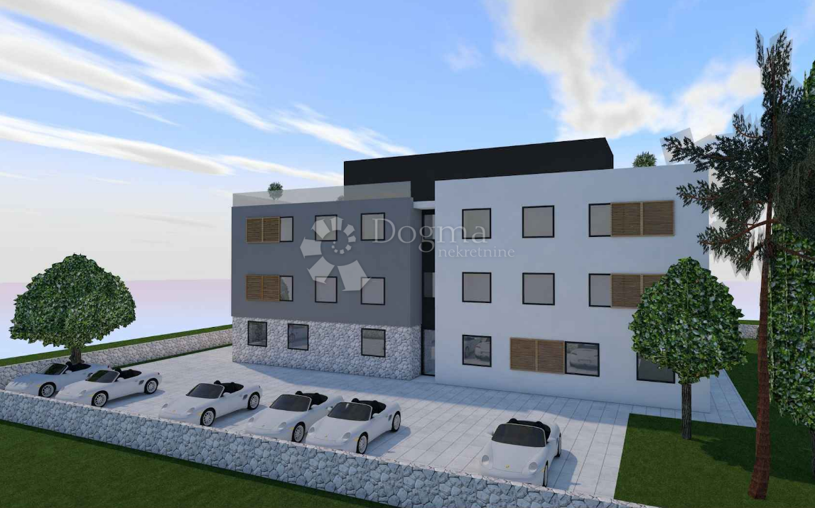 Nuovo edificio Privlaka S3 - piano terra, 120 m dal mare