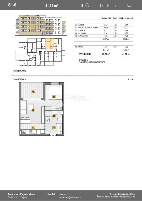 Allogio Senj, 31,21m2