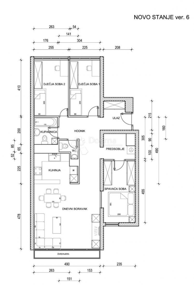 Allogio Travno, Novi Zagreb - Istok, 82,20m2
