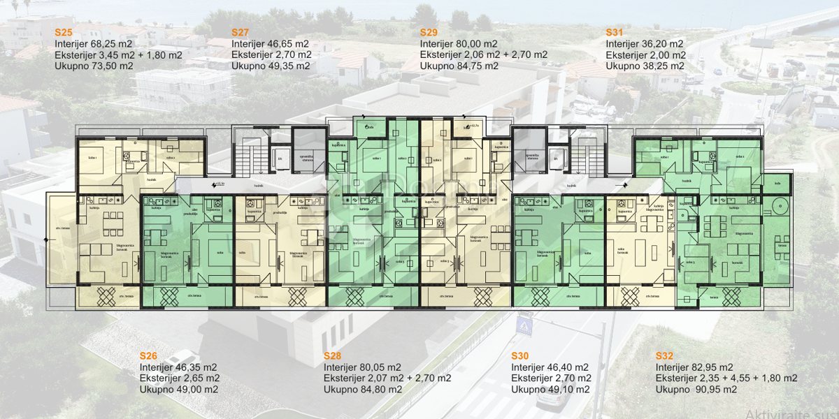 Allogio Travarica, Trogir, 73,50m2