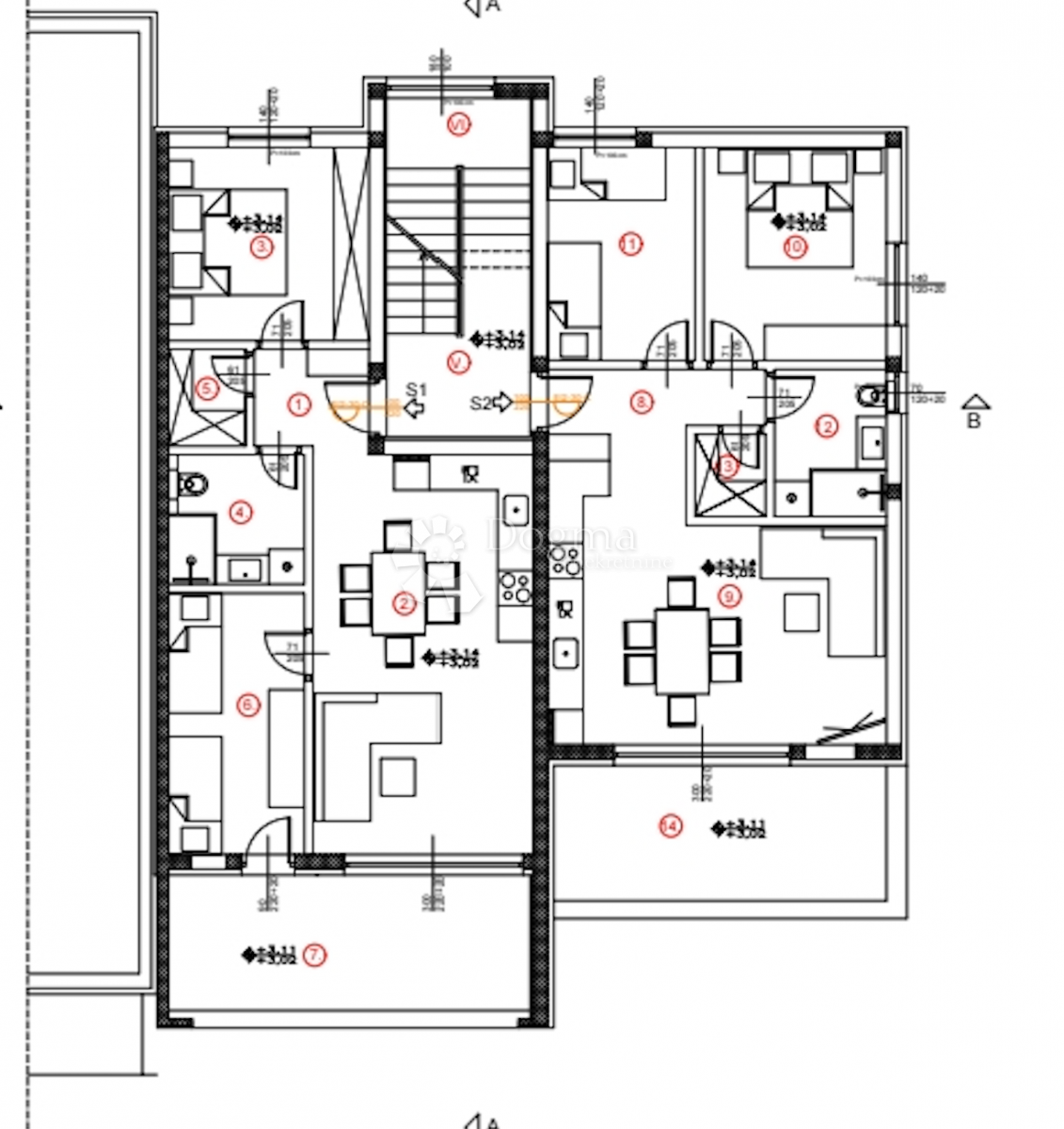 Allogio Brodarica, Šibenik - Okolica, 43,52m2