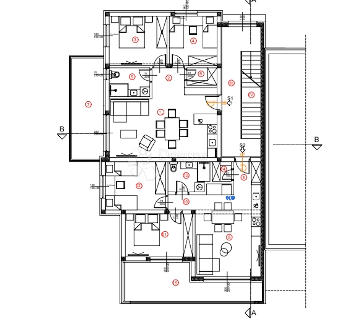 Allogio Brodarica, Šibenik - Okolica, 43,52m2