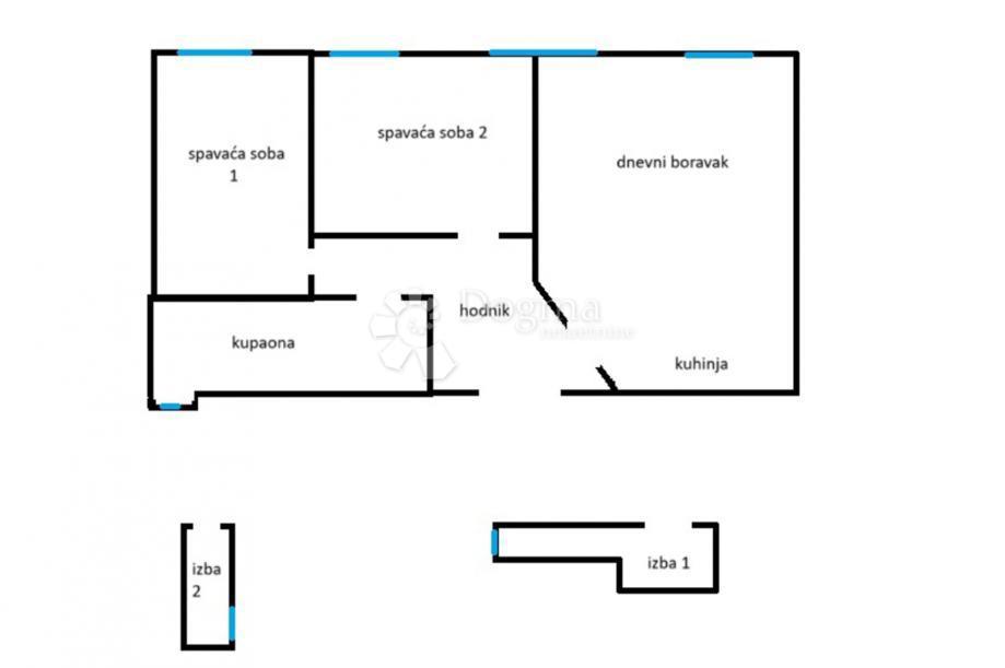 Allogio Centar, Rijeka, 65,55m2