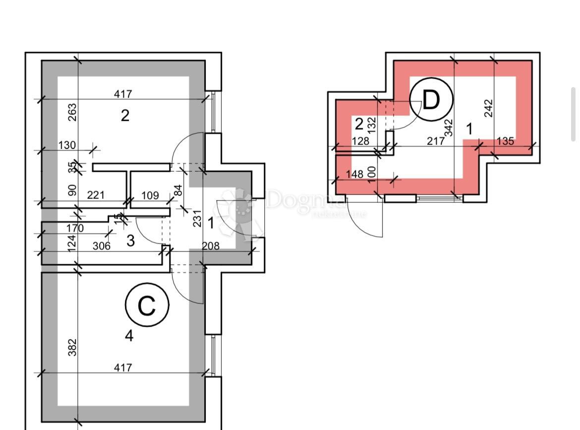 Allogio Donji grad, Donji Grad, 52,46m2
