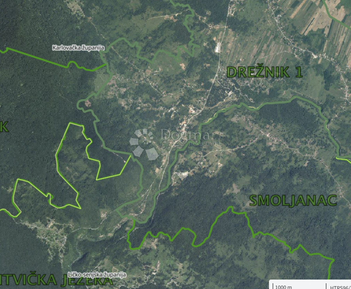 Terreno edificabile Grabovac, Rakovica, 1.799m2