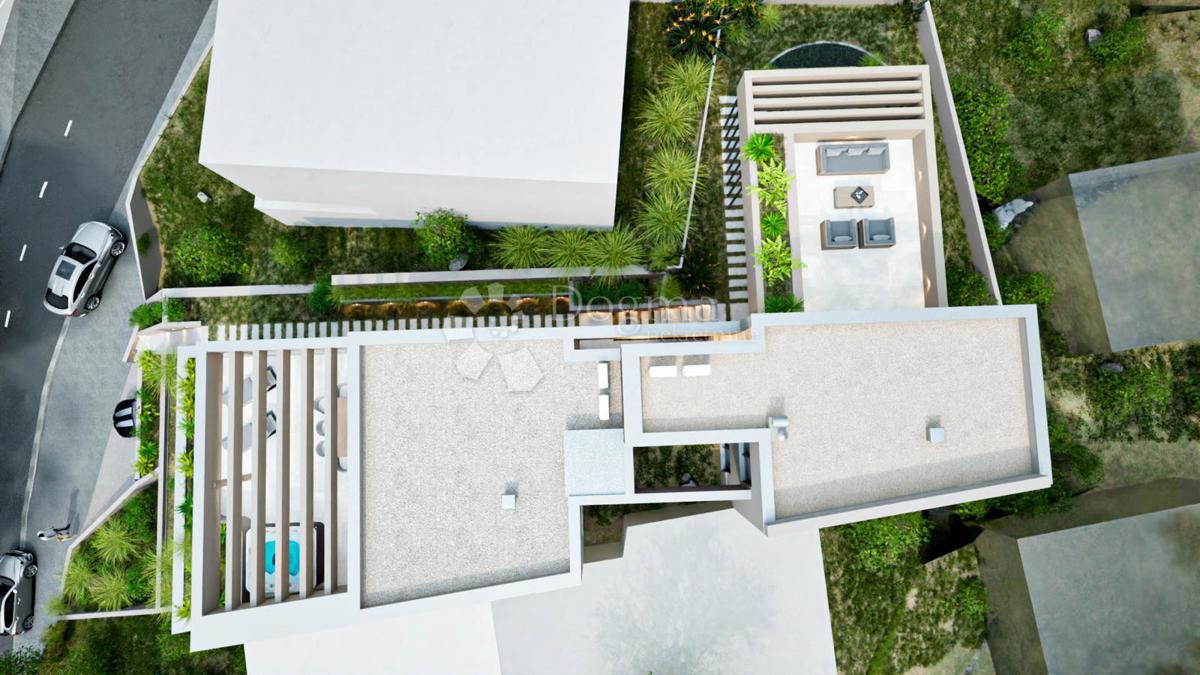 Lussuoso appartamento con due camere da letto, terrazza e giardino nella zona urbana di Vila a Črnomerec (S-2)