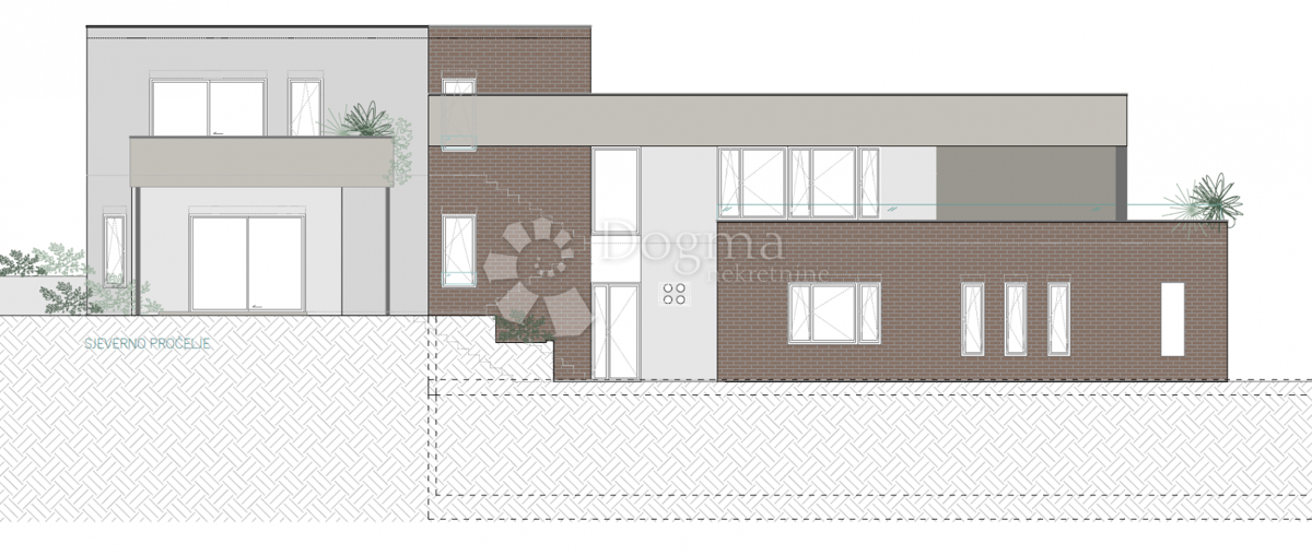 Lussuoso appartamento con due camere da letto, terrazza e giardino nella zona urbana di Vila a Črnomerec (S-2)
