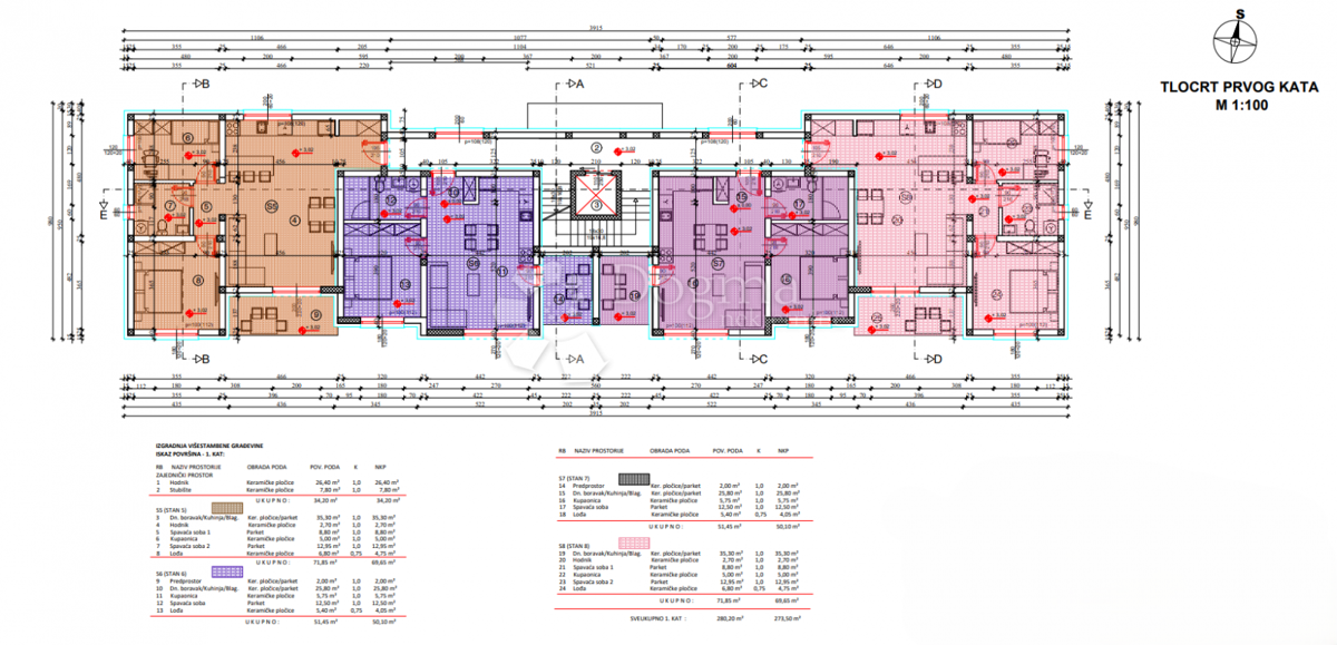 Allogio Centar, Varaždin, 50,10m2
