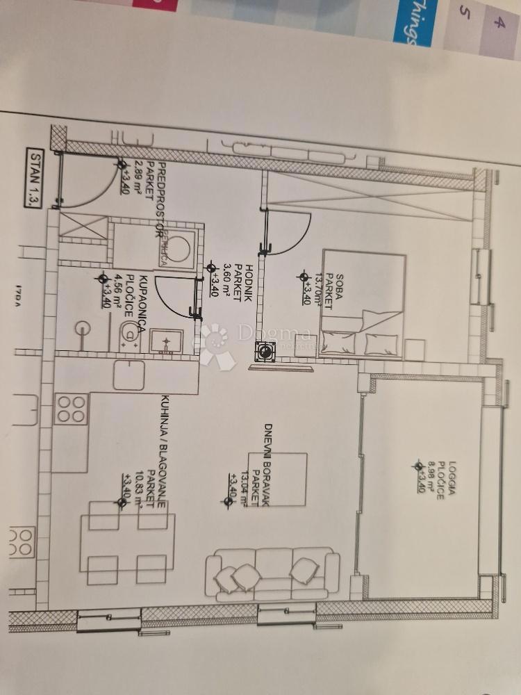 Appartamento Cres, 74,97m2