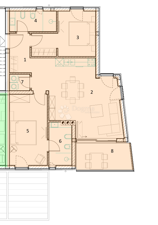 Umago, Zambratija, appartamento in un nuovo edificio
