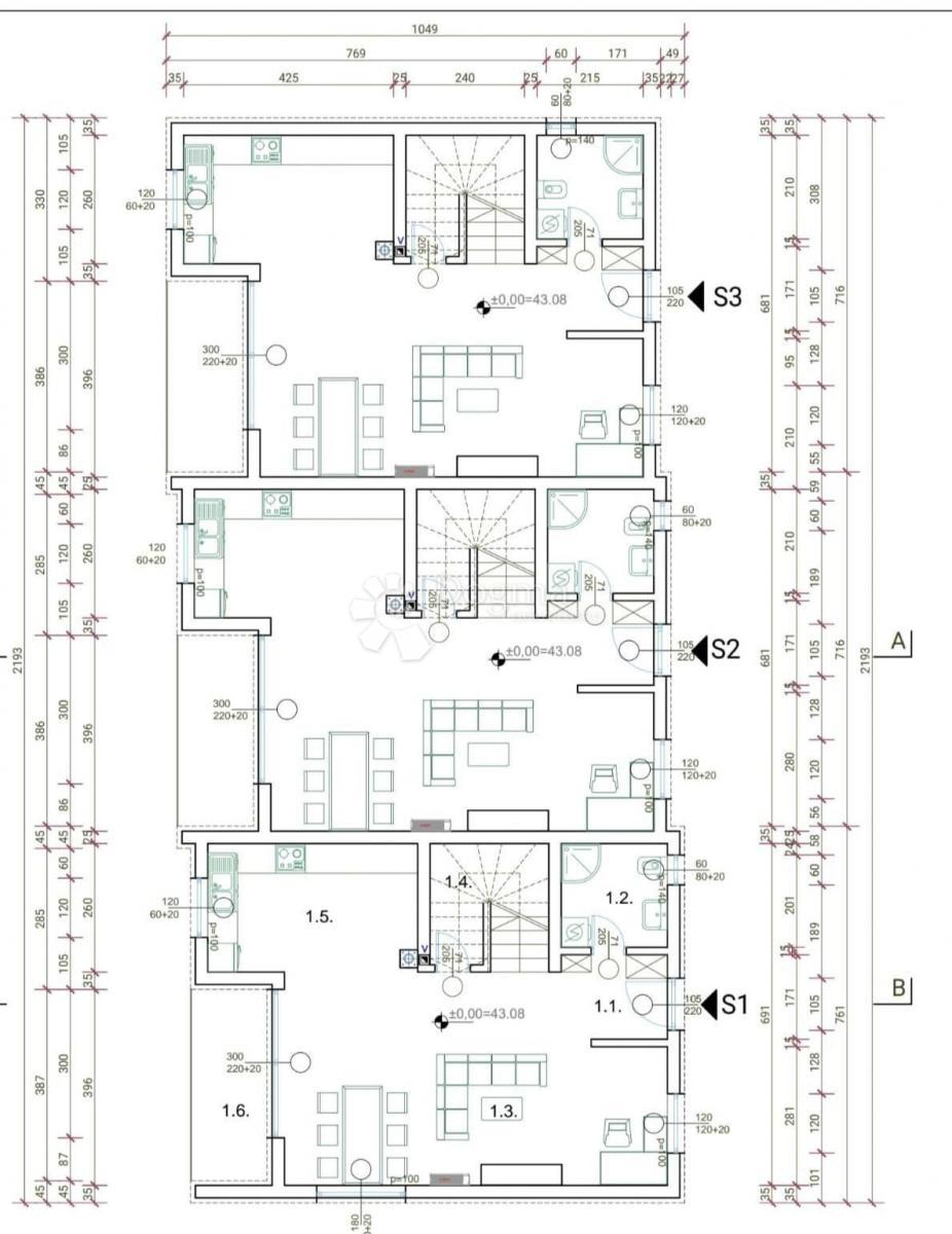 Allogio Ližnjan, 113m2