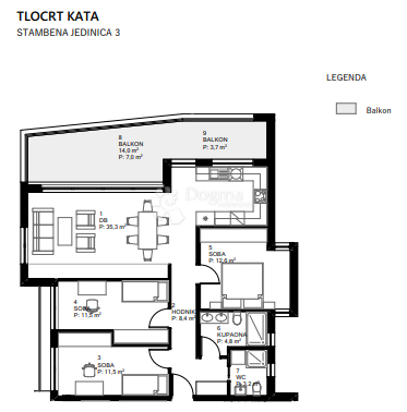 Allogio Centar, Varaždin, 86,30m2