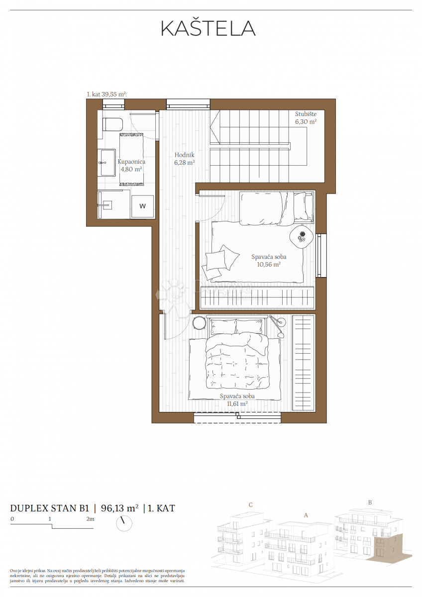 Allogio Kaštel Kambelovac, Kaštela, 79,86m2
