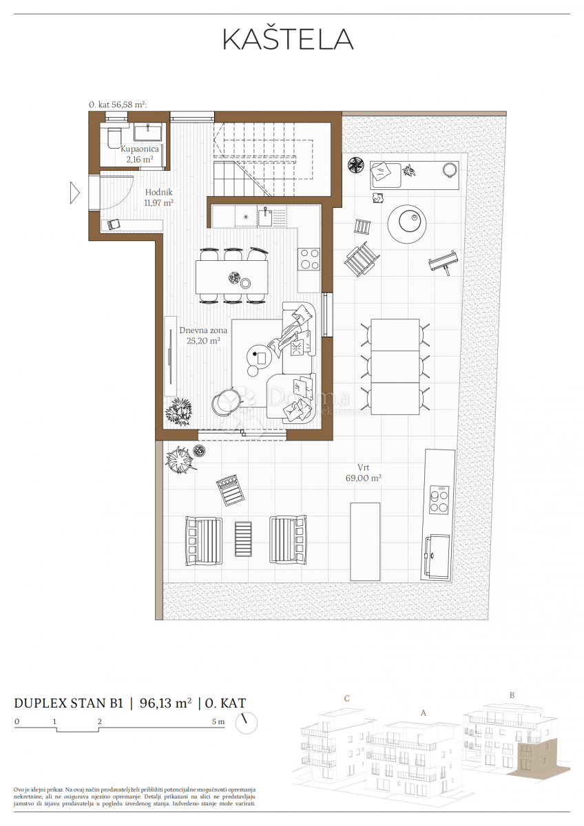 Allogio Kaštel Kambelovac, Kaštela, 79,86m2
