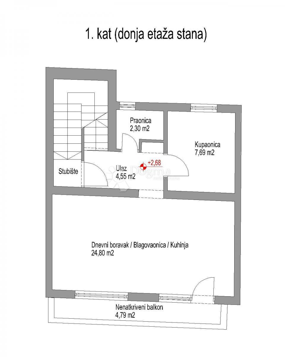 Allogio Maksimir, 86,60m2