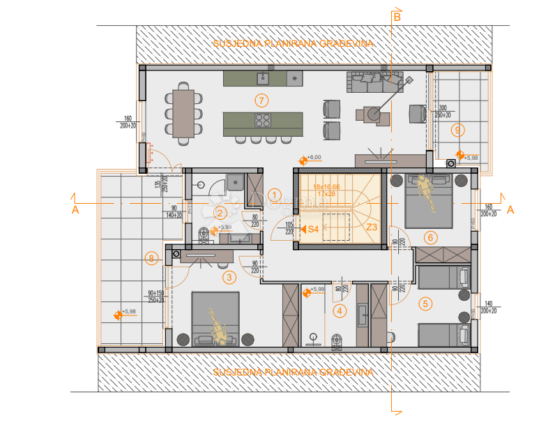 Allogio Štinjan, Pula, 66,27m2