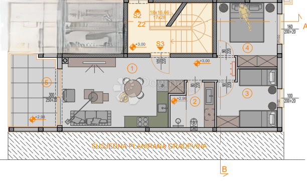 Allogio Štinjan, Pula, 66,27m2