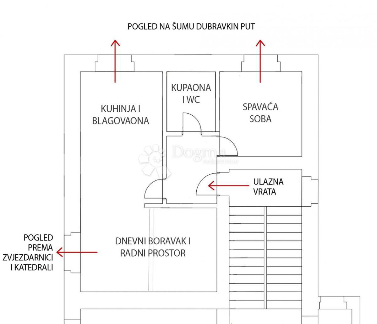 Allogio Gornji grad, Gornji Grad - Medveščak, 49,15m2