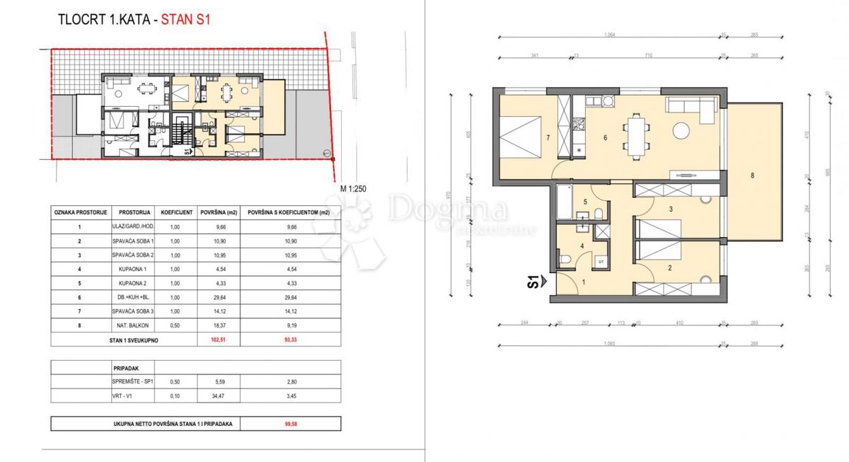 Allogio Centar, Velika Gorica, 95,63m2