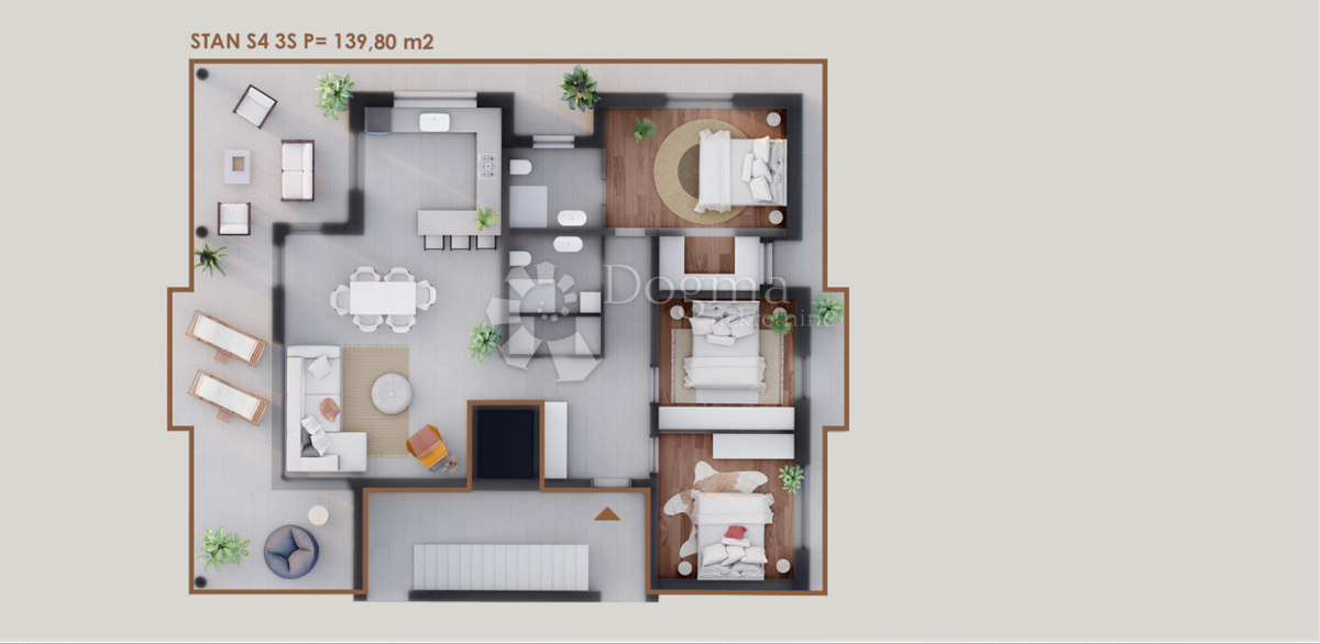 Allogio Vir, 139,80m2