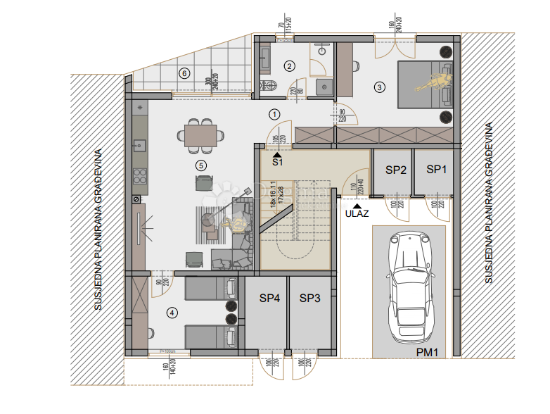 Allogio Centar, Pula, 77,88m2