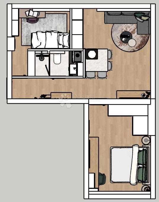 Allogio Trnsko, Novi Zagreb - Zapad, 49,70m2