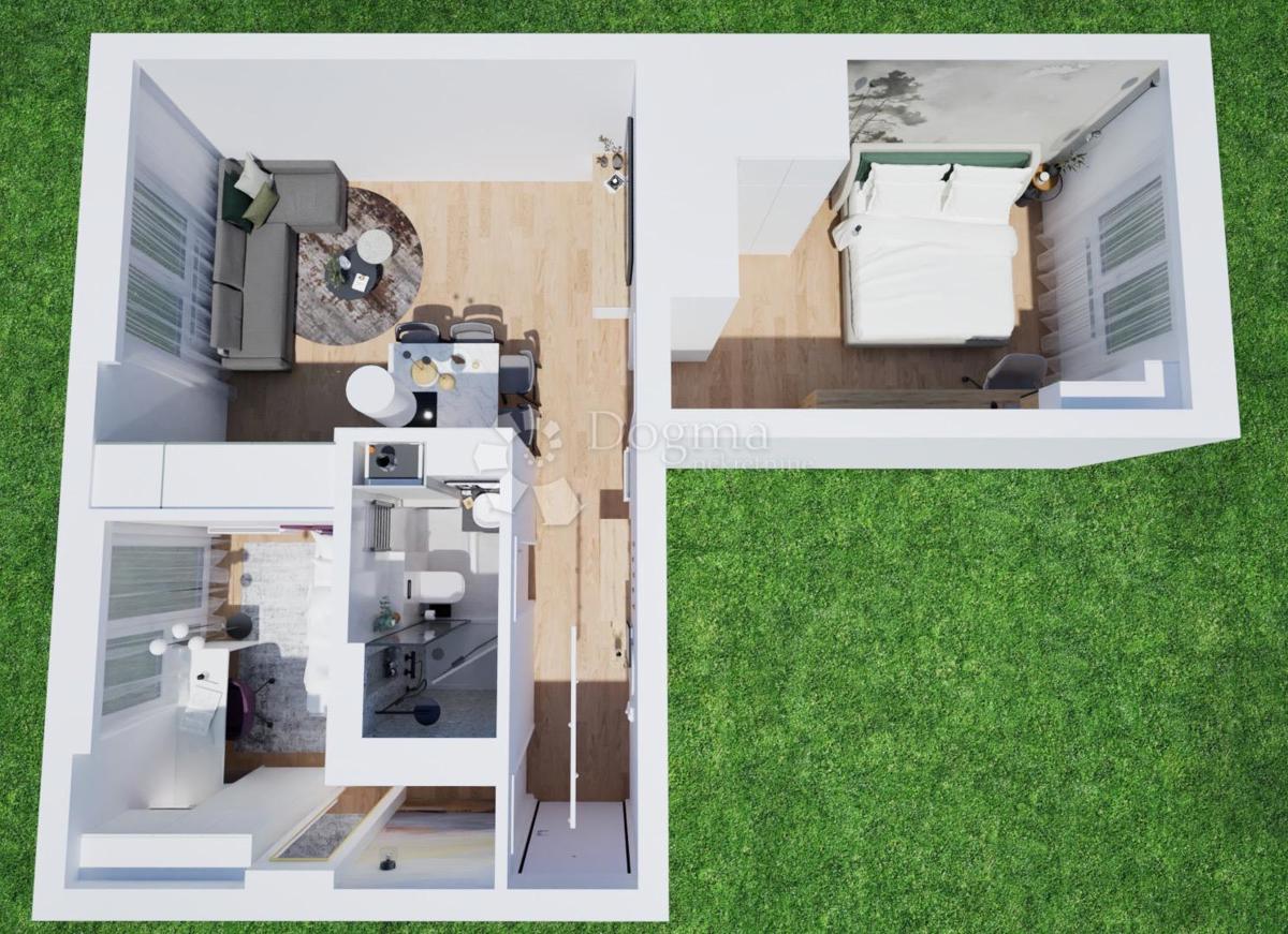 Allogio Trnsko, Novi Zagreb - Zapad, 49,70m2