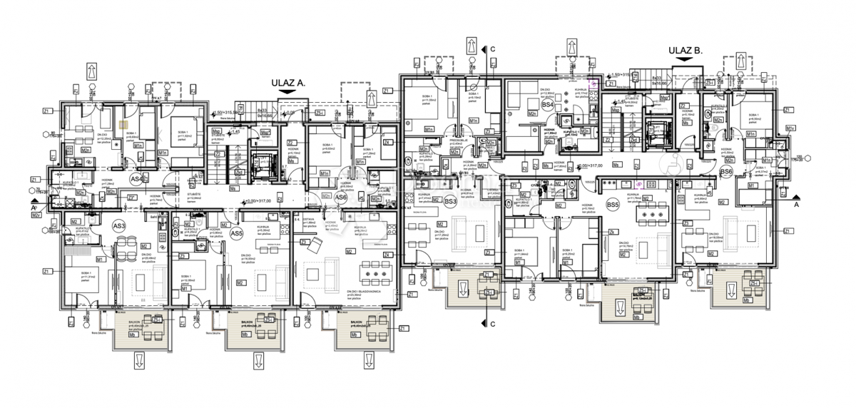 Allogio Dugopolje, 27,22m2