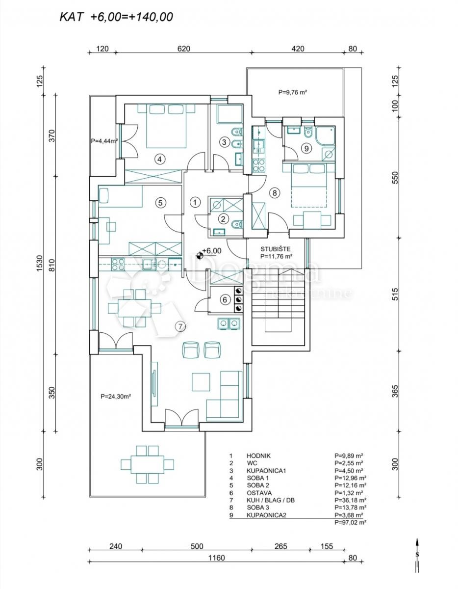 Terreno Draga, Rijeka, 1.052m2