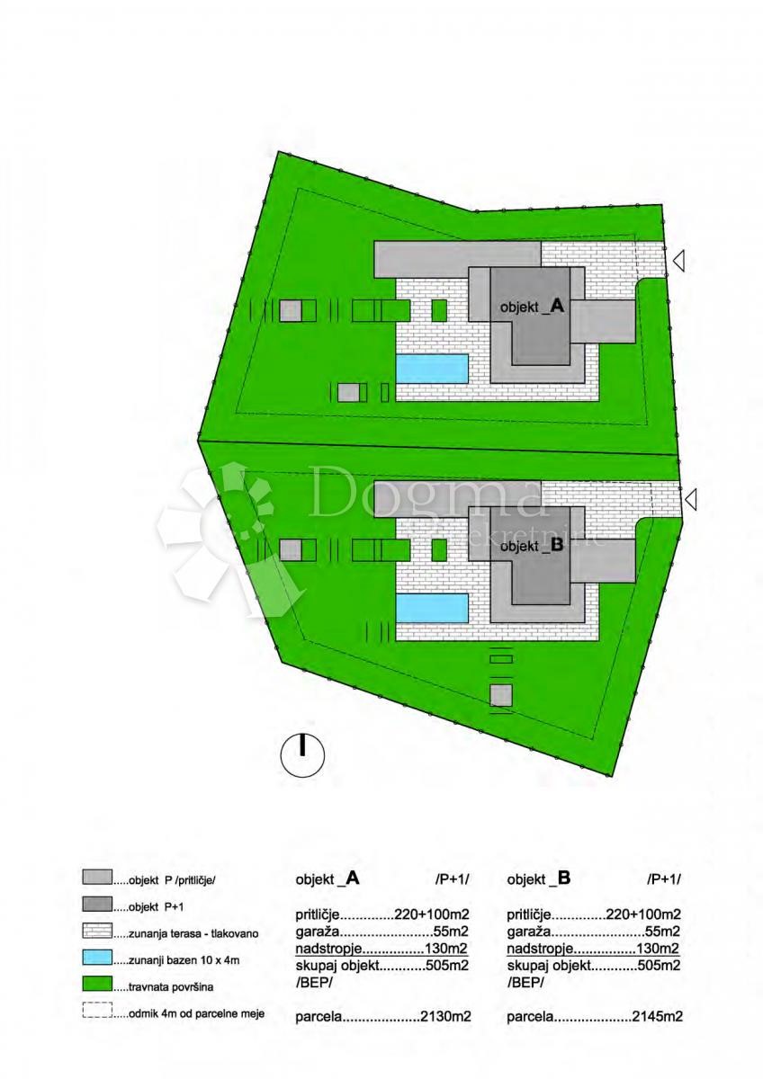 Terreno eccellente, vista mare, possibilità di costruire fino a 8 case