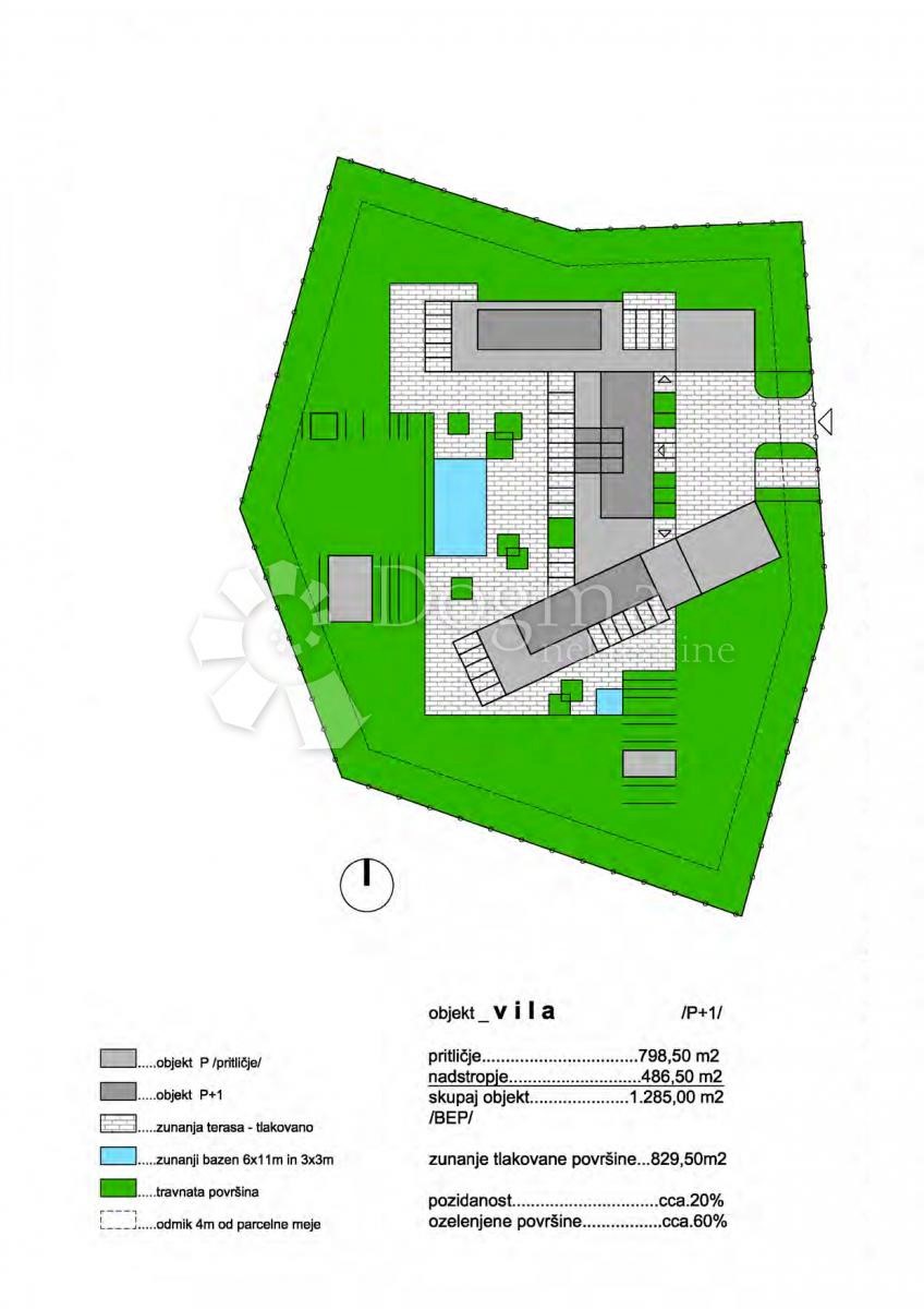 Terreno eccellente, vista mare, possibilità di costruire fino a 8 case