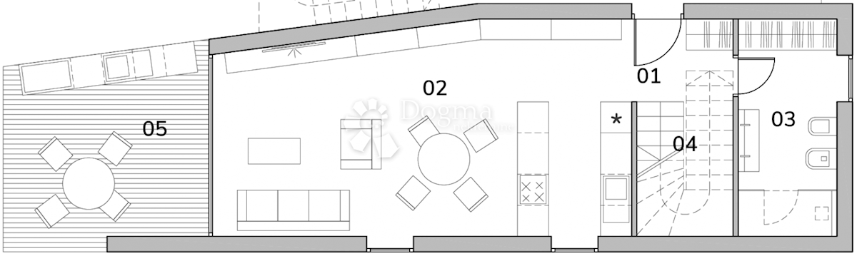 Appartamento Karigador, Brtonigla, 116m2