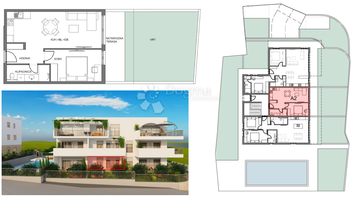 Allogio Čiovo, Trogir, 101,35m2