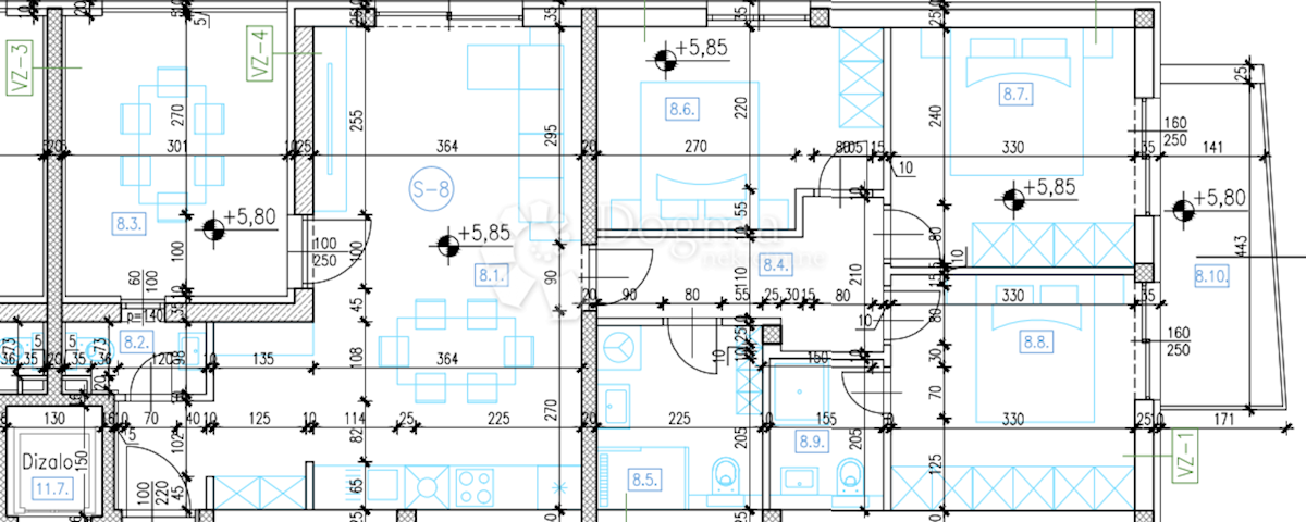 Allogio Vodice, 87,12m2